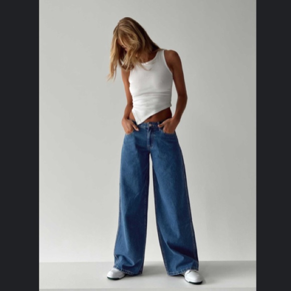 Ramos low rise jeans denim.